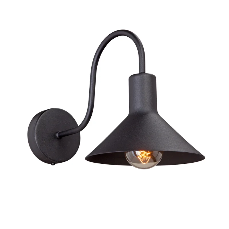 Бра Vitaluce E27 40 Вт 220 В черное матовое IP20 (V4786-1/1A)