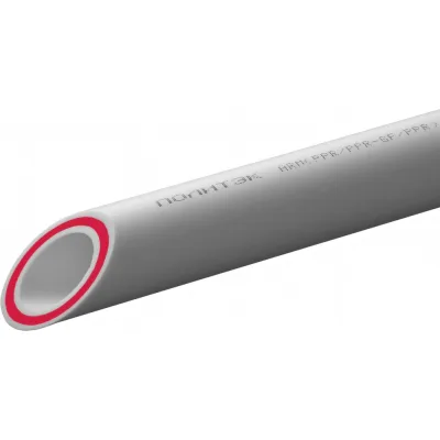 Труба ПОЛИТЭК PPRC PN 25 ф20x3,4 (2 м) армир.стекл. (БЕЛЫЕ) 9125020034/2