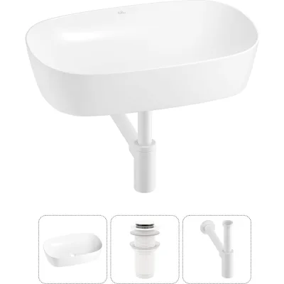 Набор Wellsee 3 в 1 Ground Breaking накладная раковина 61x39 см 20212356R