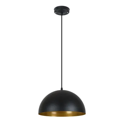 Светильник подвесной Arte Lamp Carmel E27 40 Вт 1 кв.м черный IP20 (A7077SP-1BK)