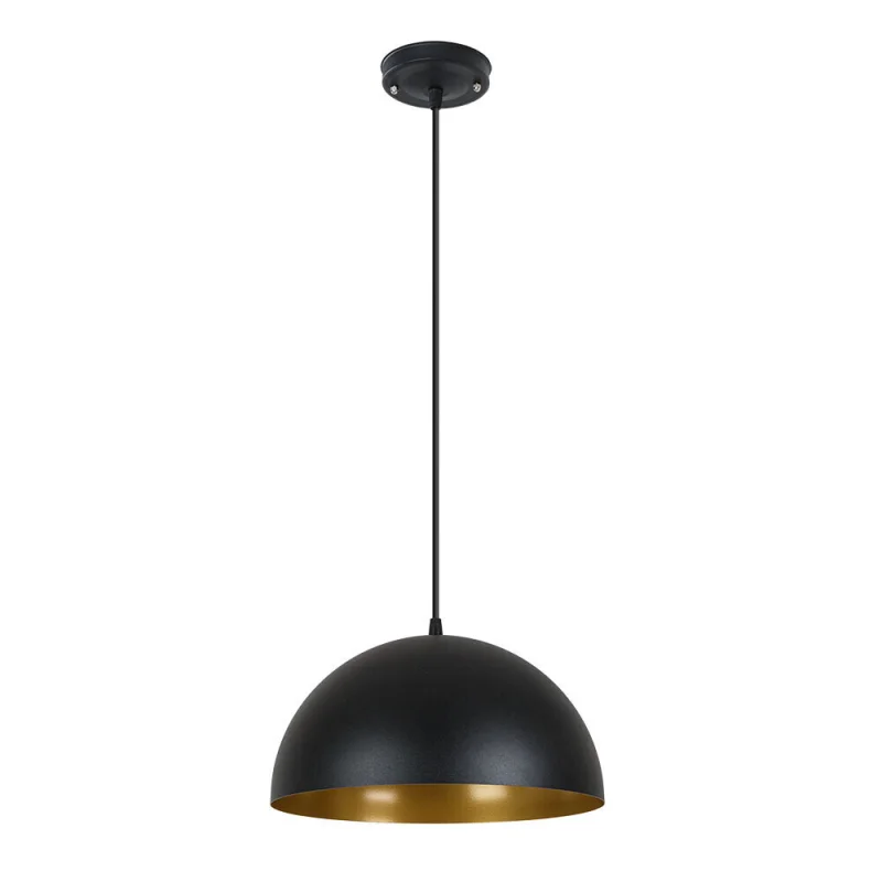 Светильник подвесной Arte Lamp Carmel E27 40 Вт 1 кв.м черный IP20 (A7077SP-1BK)