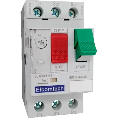 Мотор-автомат ELCOMTECH MS11F-4-6,3K (4-6,3А) УТ-00026447