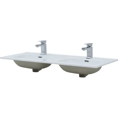 Раковина-столешница Aquanet Flat 120 двойная 00254367