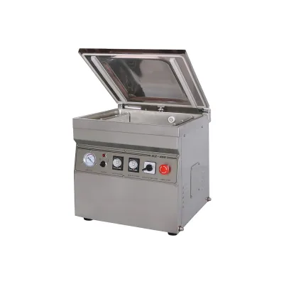 Настольная вакуум-упаковочная машина Hualian HVC-400/2T-G DZQ-400/2T SS нерж., газ 00000000069