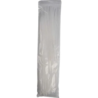 Кабельная стяжка Jazzway PCT 4,8x400-100WH PA6.6, уп. 100 шт. 5054097
