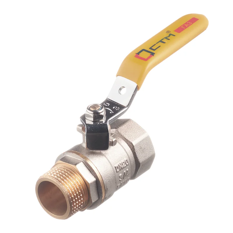 Кран шаровой газовый СТМ 3/4 ВР(г) х 3/4 НР(ш) рукоятка