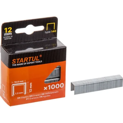 Скобы STARTUL 12мм тип 140 (1000шт) MASTER ST4554-12