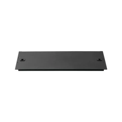 Металлическая фальш-панель LANMASTER 19" 1U, быстросъемная, черная LAN-DC-TLMFP-1U