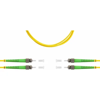 Оптический патч-корд TopLAN дуплексный, ST/APC-ST/APC, SM 9/125, 120 м, DPC-TOP-652-ST/A-ST/A-120