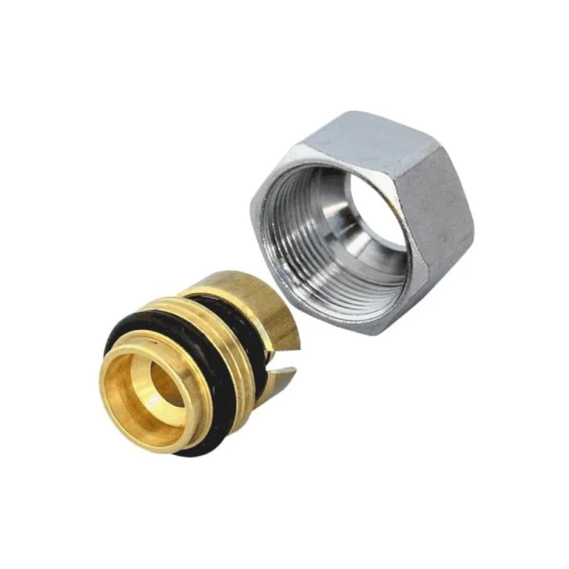Переходник МП/PE-X Giacomini R179AM латунь обжим, Дн 16х2.5х20, Ру10 R179MX021 027-4069