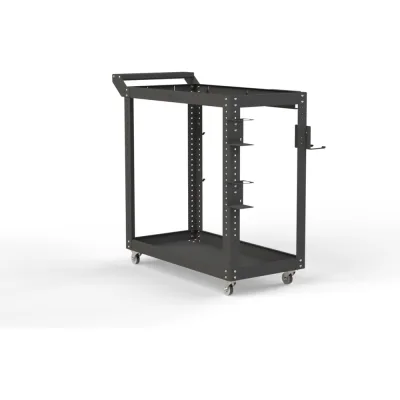 Тележка инструментальная ООО Металекс Тип 1 700x400x800 2-е полки (серый) / 118019