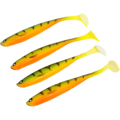 Виброхвосты LUCKY JOHN LJ 3D Series BASARA SOFT SWIM 5.0in, цвет PG13, 4шт. 140404-PG13
