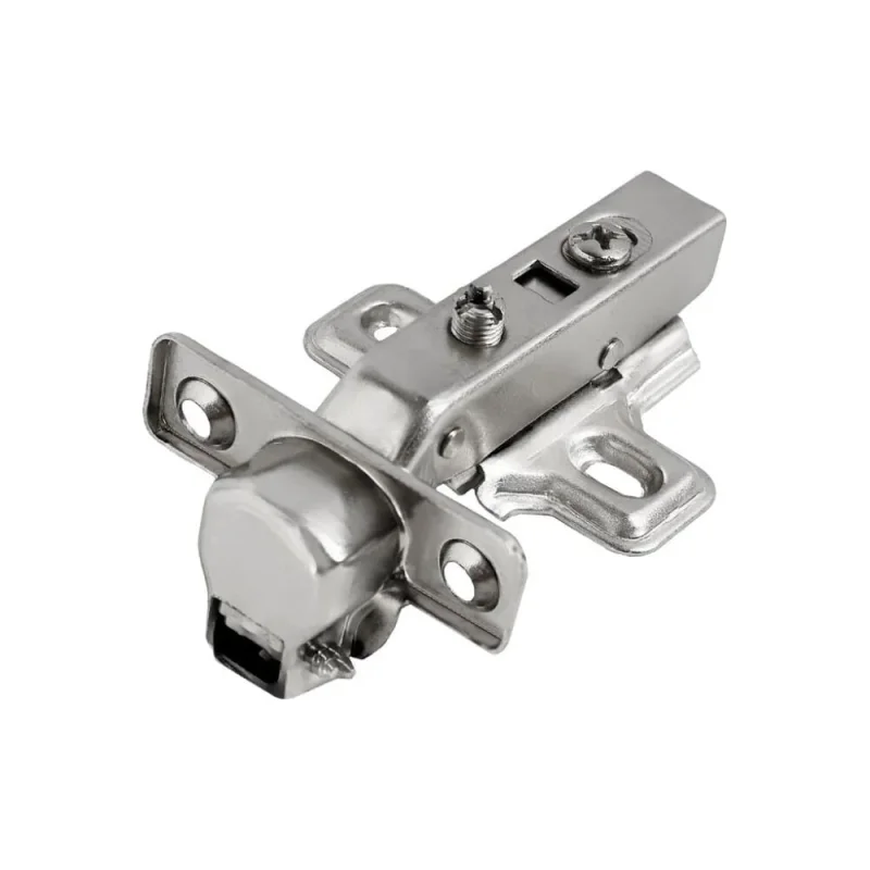 Петля мебельная StahlBuro D26 Clip-on 2 шт, хром, мини полунакладная с доводчиком 15909