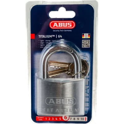 Навесной замок ABUS 64TI/60 TITALIUM B\EFSPP 64972