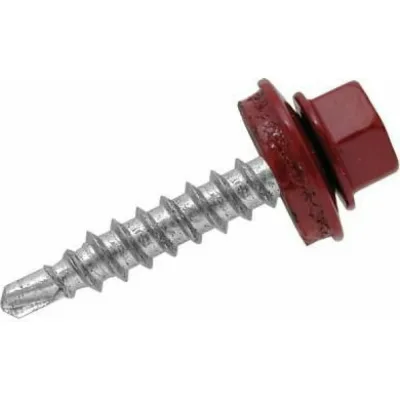 Кровельный саморез крепежная техника красное вино, 4,8x29, RAL 3005 25 шт. 11160