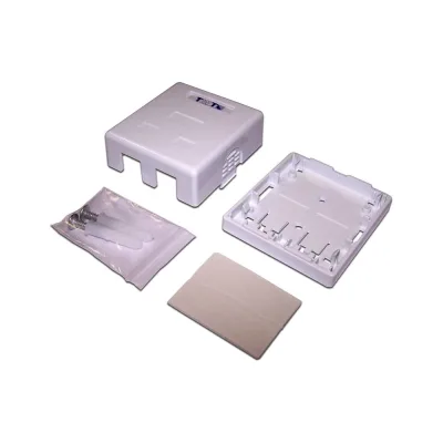 Настенная коробка TWT на 2 порта для Keystone, SA2-WH TWT-SA2-WH