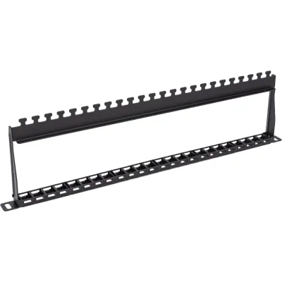 Наборная патч-панель LANMASTER 19 компактная, неэкранированная, 24 порта, 0.5U LAN-PPC24OK-UTP