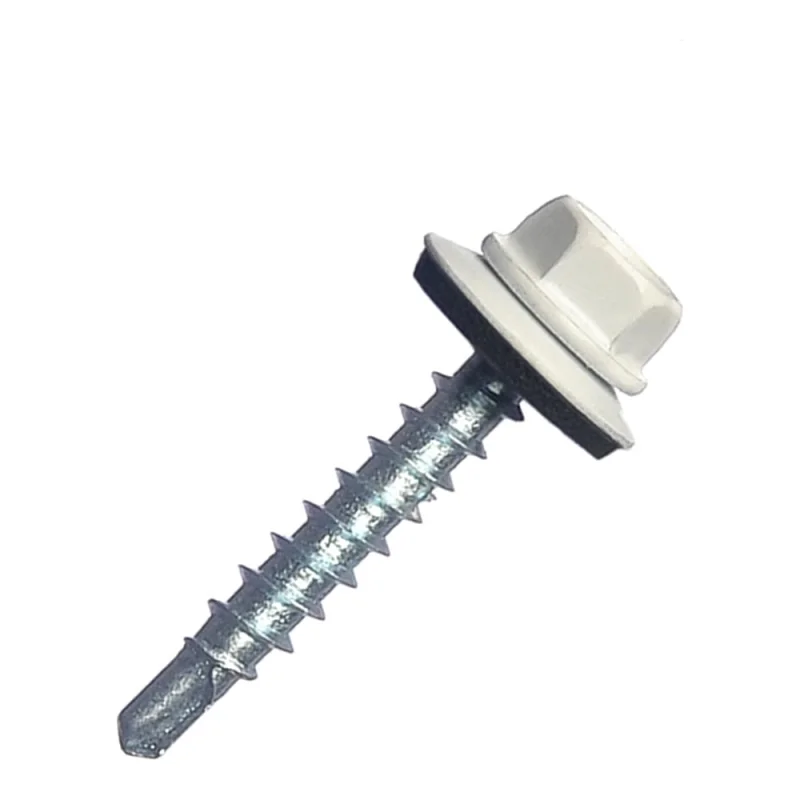 Кровельный саморез МЕТАЛЛСЕРВИС 4.8x29, RAL 9003, 200 шт. 1220556