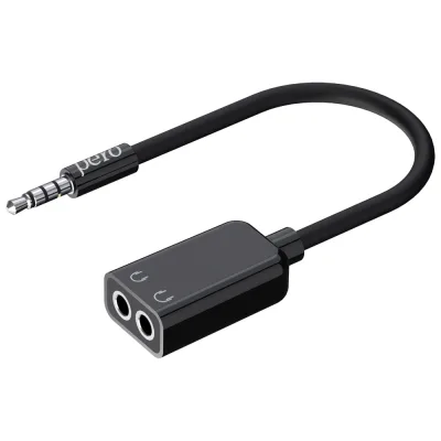 Аудио разветвитель PERO AD06 AUX SPLITTER, черный PRAD06PSBK