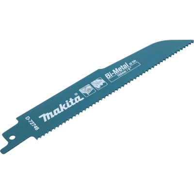 Сабельная пилка для древесины с гвоздями 152x1.25 мм, 10TPI, 2 шт Makita D-72746