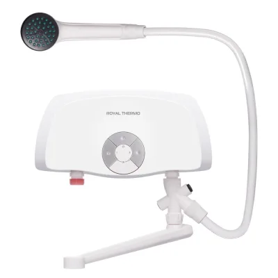 Водонагреватель проточный Royal Thermo Smartfix TS (6,5 kW) душ и кран электрический 6,5 кВт вертикальный