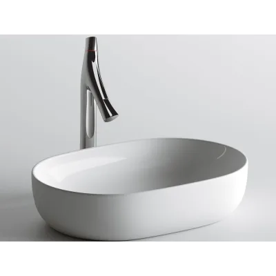 Умывальник чаша Ceramicanova накладная, овальная Element 600x415x135 мм CN6047