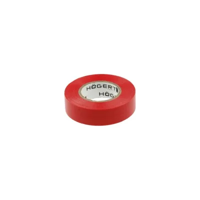 Изоляционная лента Hogert Technik 0,13x19 мм, 20 м, красная HT1P282