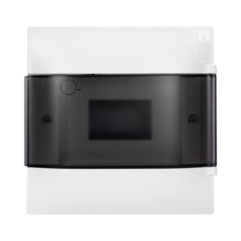 Пластиковый щиток Legrand Practibox S встраиваемый 1x6 Дымчатая дверь 134556