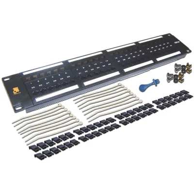 Патч-панель LANMASTER 19", 48 портов RJ-45, категория 5e, UTP, 2U, LAN-PPL48U5E
