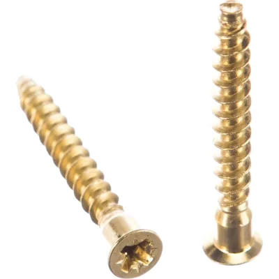 Шурупная стяжка Element 6,3x50 PZ латунирован. 70 шт 307510