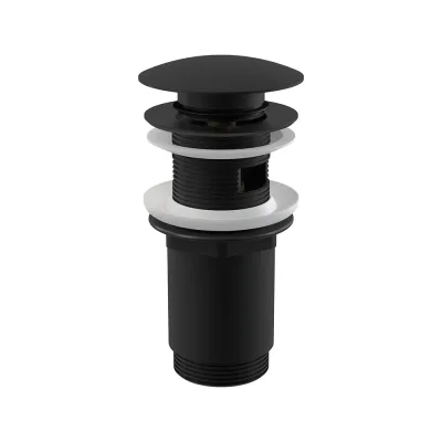 Донный клапан сифона для умывальника Alcadrain A392BLACK 00047341