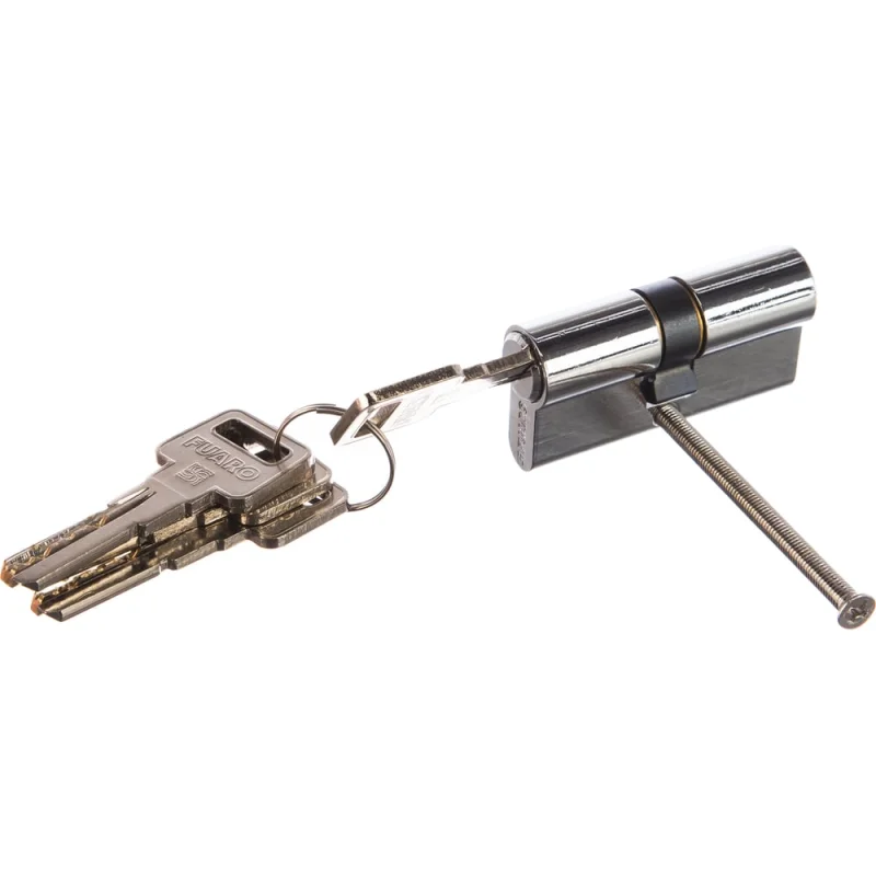 Цилиндровый механизм Fuaro R600/60 mm /25+10+25/ CP хром 5 кл. 26105