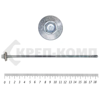 Саморез для сендвич-панелей КРЕП-КОМП 6,3/5,5х185, 50 шт. сспк185мф