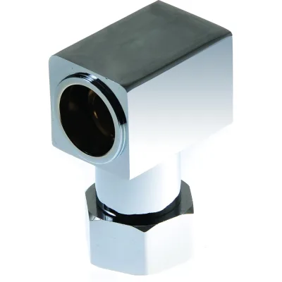Уголок для полотенцесушителя SG квадратный, 3/4"ВРх1/2"НР, хром, 2 шт 549-2SCH040504/2
