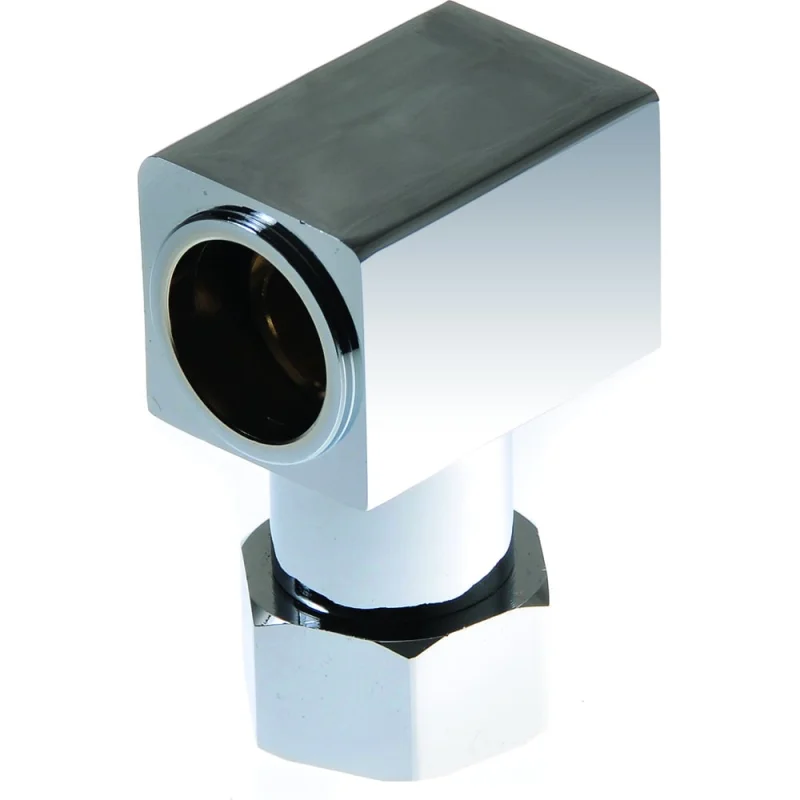 Уголок для полотенцесушителя SG квадратный, 3/4"ВРх1/2"НР, хром, 2 шт 549-2SCH040504/2