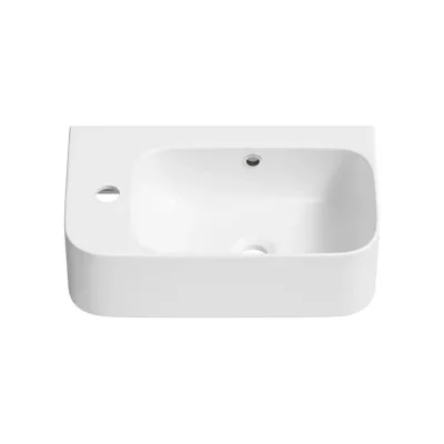Настенная или накладная раковина Lavinia Boho Bathroom Sink, рукомойник 45х27 см, с отверстием 33311059