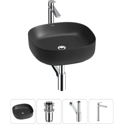 Набор Wellsee 4 в 1 Belle Spa 3.0 накладная раковина 45x45 см 20212711R