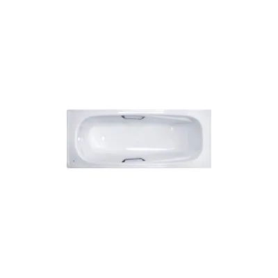 Ванна BLB UNIVERSAL HG стальная, 170x75 см, белая, 3.5 мм, с отверстием для ручек 208 мм B75H 00023411