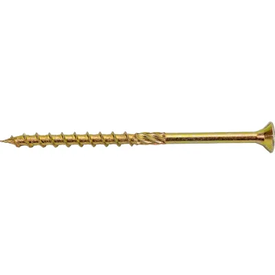 Шуруп конструкционный ЕВРОПАРТНЕР для дерева с фрезой, потай, ж/п Torx 30 6,0x100 + бита (35 шт.) B3 0053