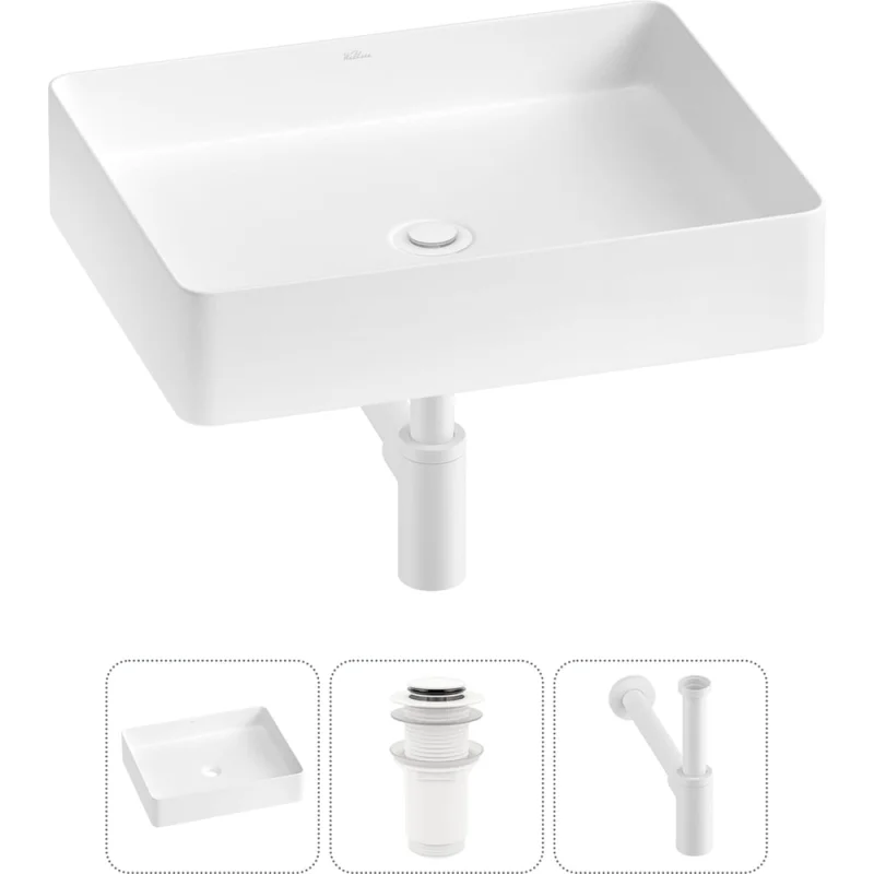 Акционный набор Wellsee 3 в FreeDom 2.0 накладная раковина 51x40 см 20214510R