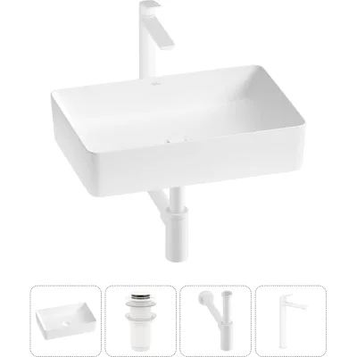 Акционный набор Wellsee 4 в FreeDom 2.0 накладная раковина 50x34 см 20214466R