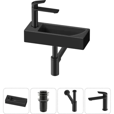 Комплект 4 в 1 Lavinia Boho Bathroom Sink накладная/подвесная раковина 38x14 см 20215932R