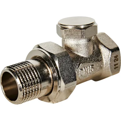 Клапан запорно-балансировочный ROMMER RVL-0001-100015 прямой 1/2 RG0093KC4G5J5G
