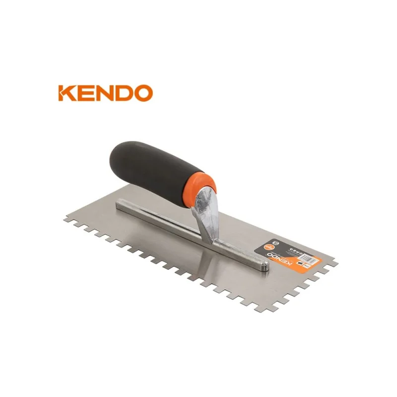 Гладилка зубчатая стальная KENDO 280x120 мм 45307