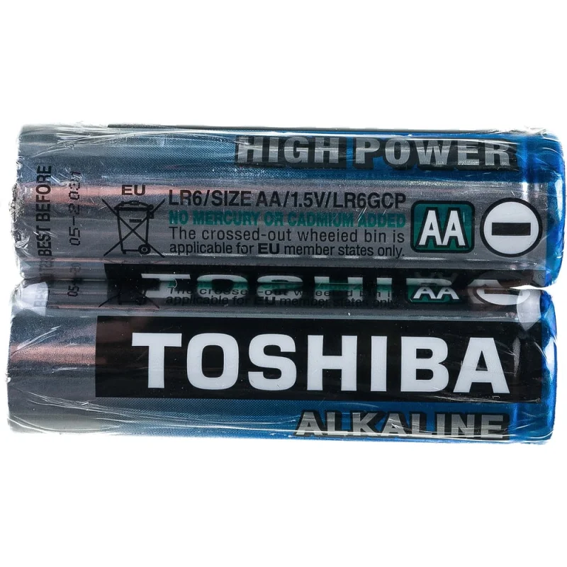 Алкалиновый элемент питания Toshiba LR6 2/shrink 3411
