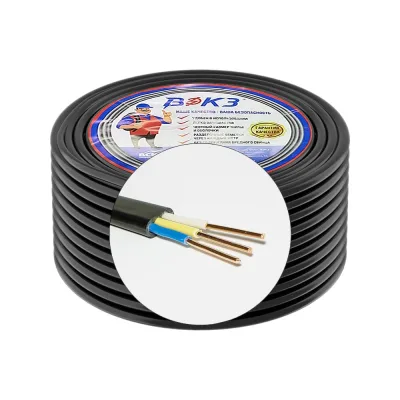 Кабель ВВГ-Пнг(А)-LS 3*2,5ok(N,PE)-0,66(бухта 100 м) ВЭКЗ VEKZ00018
