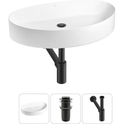 Набор Wellsee 3 в 1 Belle Spa 2.0 накладная раковина 64x40 см 20212610R