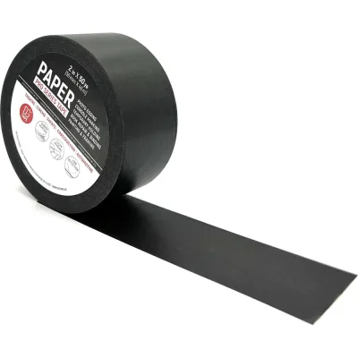 Клейкая лента бумажная DGTAPE Masking Tape Professional черная 50мм х 46м MTP5046B