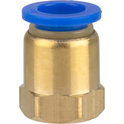 Фитинг цанговый пневматический прямой ARMA 1/8F-10 мм CF F1/8-10