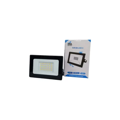 Прожектор VKL electric 20W VLF8 6500К 2400Лм 220V IP65 черный 1208264